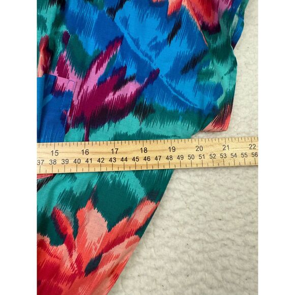 Vintage Hilo Hattie Womens Size Large Floral Postcard Hawaiian Shorts Romper - Picture 4 of 10